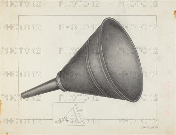 Funnel, c. 1936.