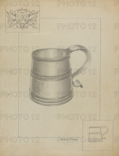 Silver Mug, c. 1936.