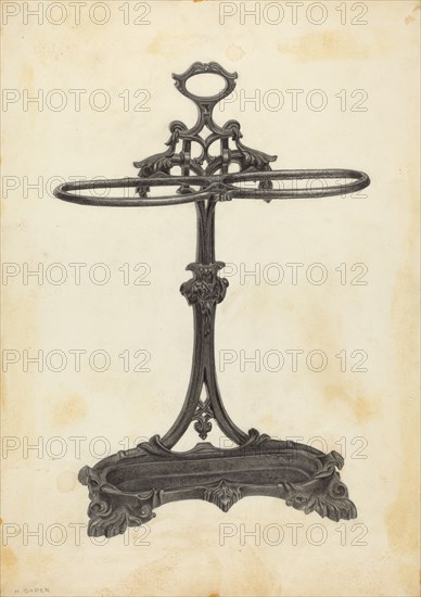 Umbrella Stand, c. 1939.