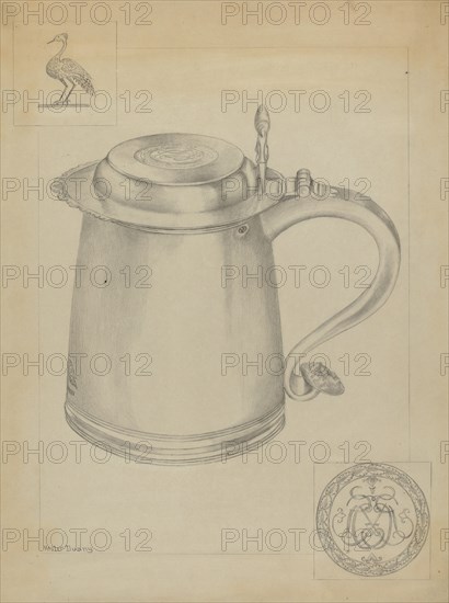 Silver Tankard, c. 1937.