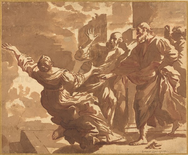 The Death of Sapphira.