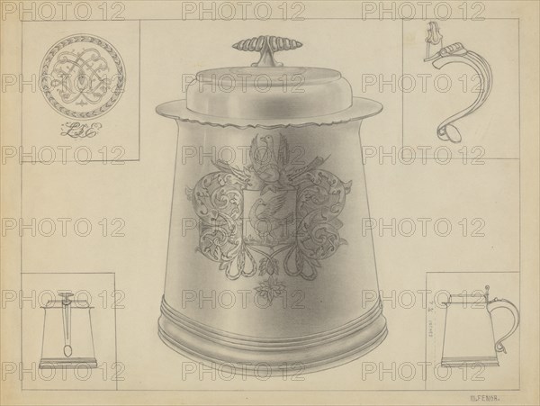 Silver Tankard, c. 1936.