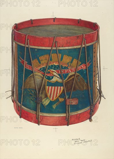 Civil War Drum, 1939-1940.