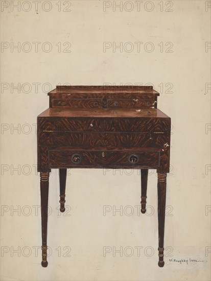 Georgian Desk, 1935/1942.