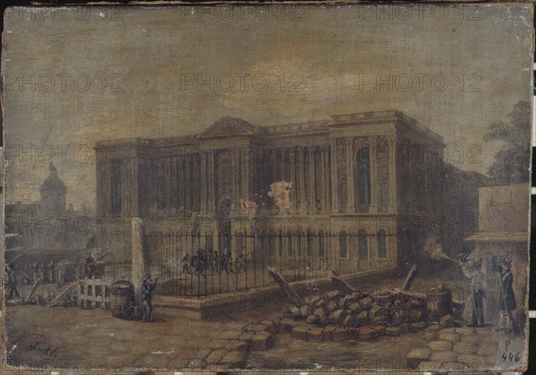 Attack on the Louvre, July 29, 1830.