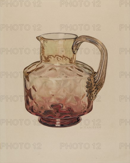 Pitcher (Amberina), 1935/1942.