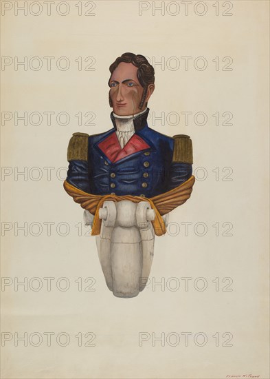 Commodore Morris Figurehead, c. 1938.