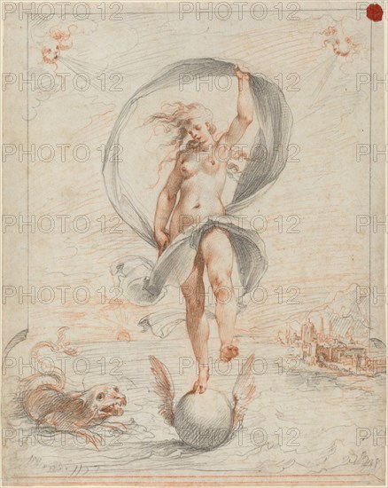 Allegorical Figure, probably c. 1588.