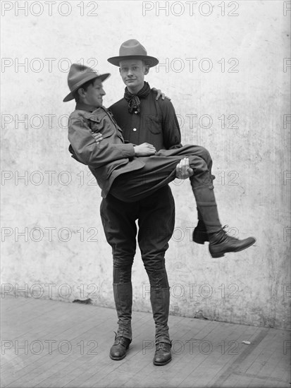 Boy Scouts Training Demonstration, 1912.