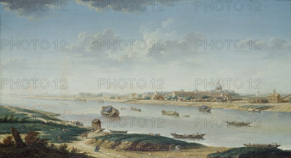 Salpetriere, view from La Rapee, c1752.