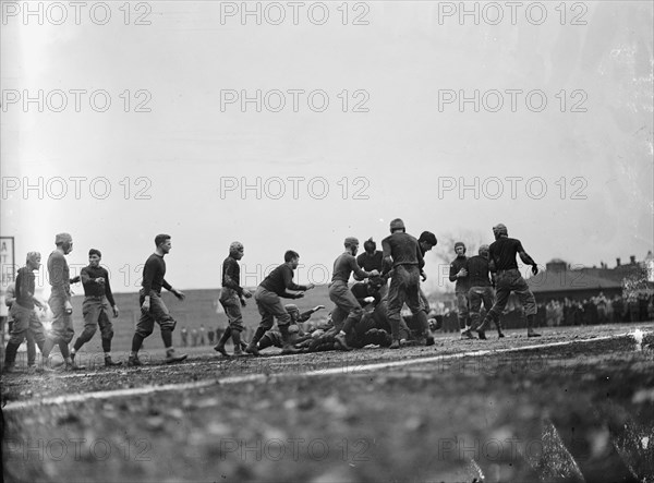 Football University of Virginia Game, 1910.