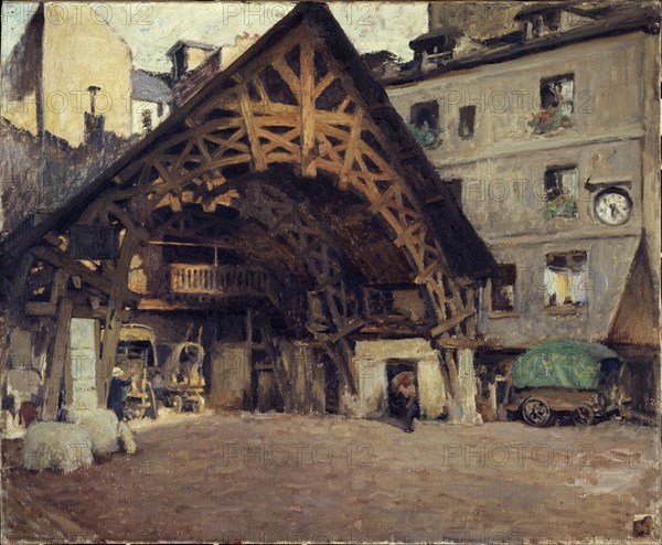 Auberge du Compas-d'Or, rue Montorgueil, c1908.