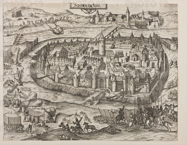 The Siege of Smolensk, 1609-1611, 1610. Private Collection.