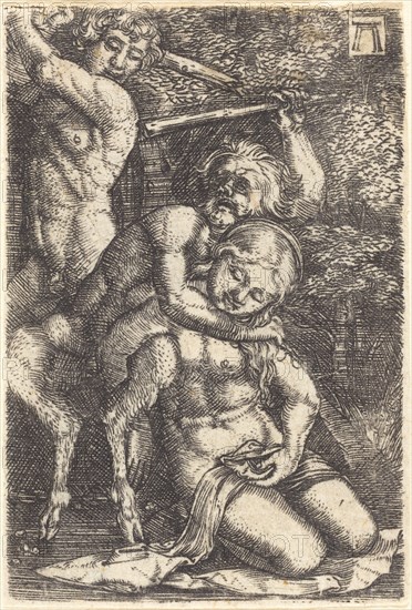 Two Satyrs Fighting about a Nymph, c. 1520/1525.