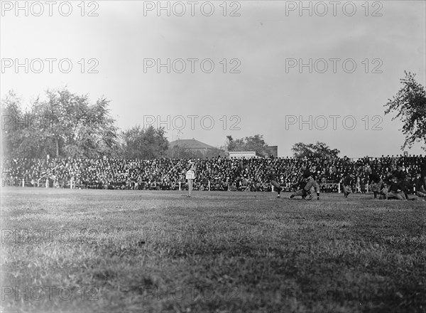 Football - Georgetown-Carlisle Game; Glenn Warner, 1912.