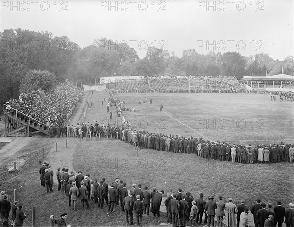 Football - Georgetown-Carlisle Game; Glenn Warner, 1912.