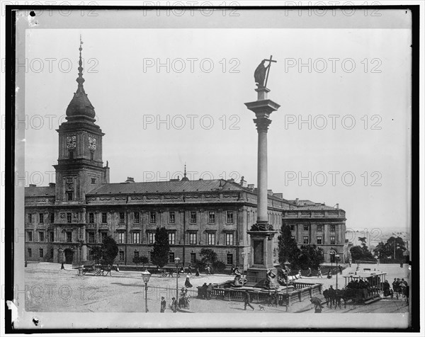 The Late Royal Castle, Warsaw, Poland, between 1910 and 1920.