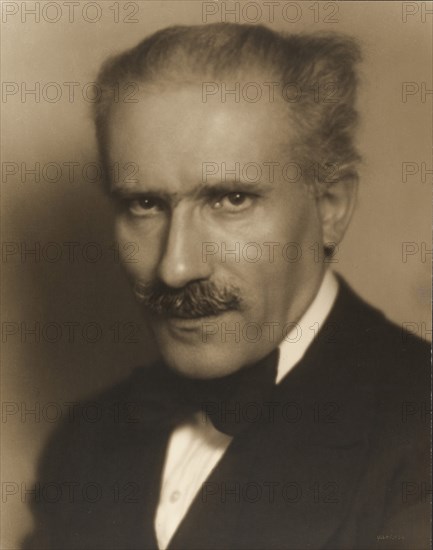 Portrait of the composer Arturo Toscanini (1867-1957), ca 1926. Private Collection.