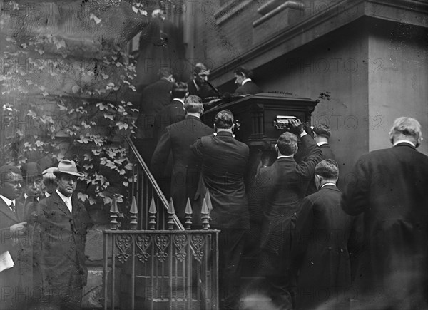 Harlan, John Marshall, Associate Justice, U.S. Supreme Court, 1877-1910 - Funeral..., 1911. Creator: Harris & Ewing.