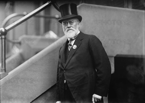 Sir John M. Gibson, Grand Comdr., Canada - Masons International Congress, 1912. Creator: Harris & Ewing.