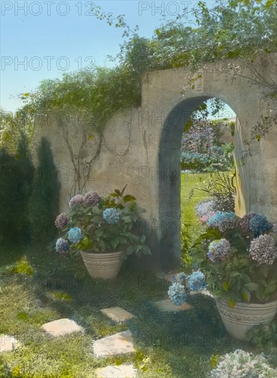 Gray Gardens, Robert Carmer Hill house, Lily Pond Lane, East Hampton, New York, c1914. Creator: Frances Benjamin Johnston.