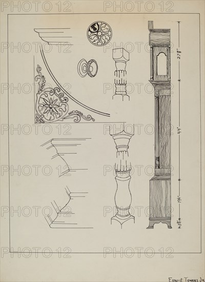 Clock, c. 1936.