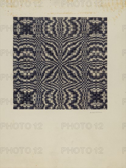 Coverlet, c. 1940.