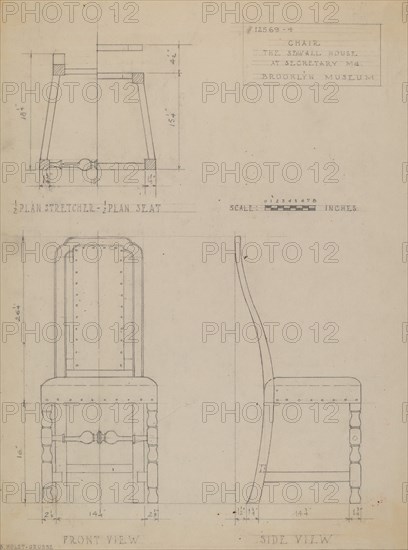 Side Chair, c. 1937.