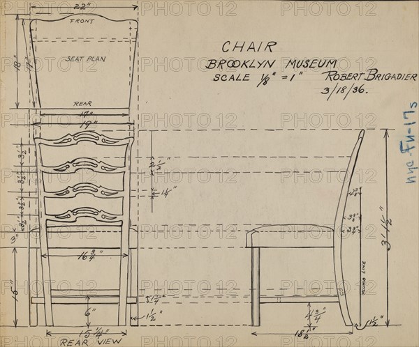 Hitchcock Chair, c. 1936.