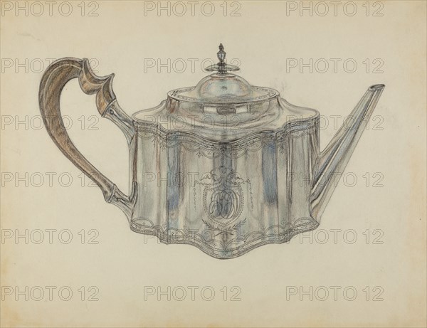 Silver Teapot, 1935/1942.