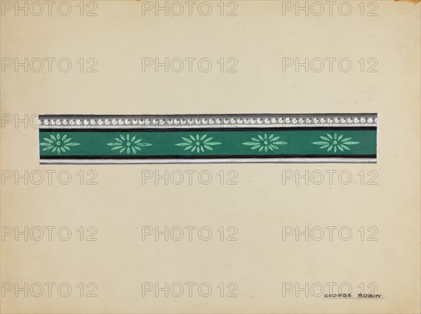 Wall Paper Border, c. 1936.