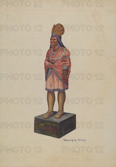 Cigar Store Indian, c. 1940.