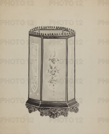 Hall Candle Lantern, c. 1936.