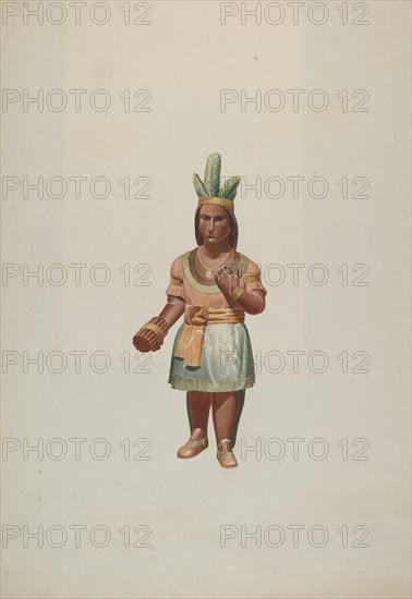 Cigar Store Indian, 1935/1942.