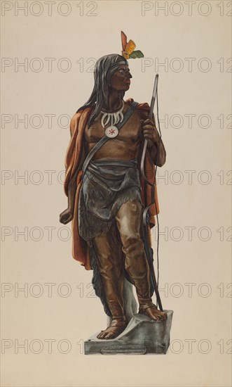 Cigar Store Indian, 1935/1942.