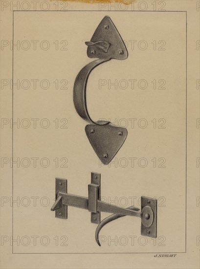 Door Handle and Thumb, c. 1936.