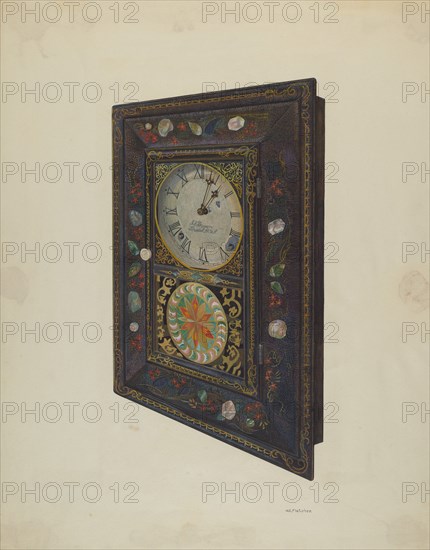 J.C. Brown Clock, probably 1940.