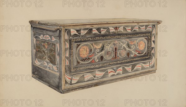 Painted Guilford Chest, 1935/1942.