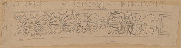 Study for a Border Design, 1890/1897.