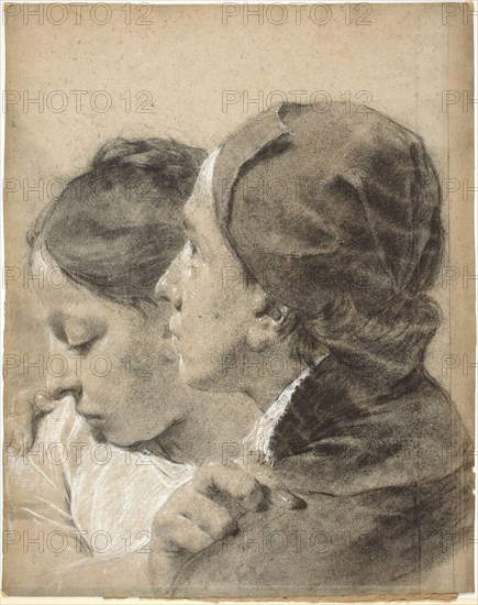 A Young Man Embracing a Girl, c. 1743.