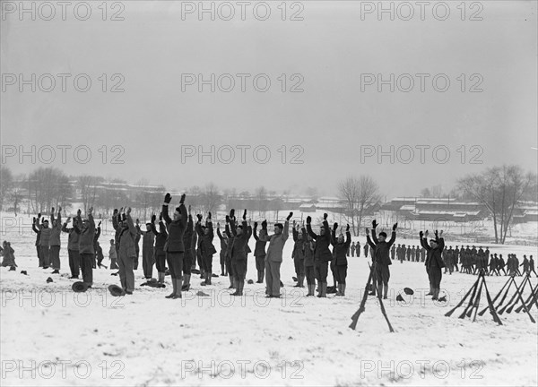 Camp Meade, Maryland - Winter Views, 1917.