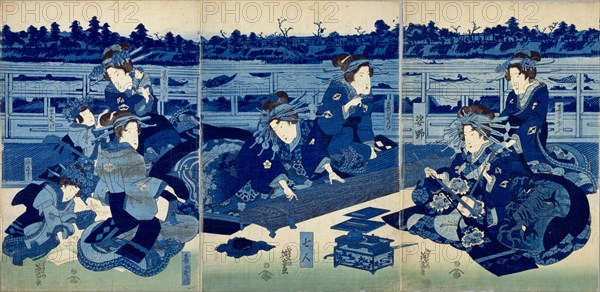 Karitaku no yujo, 1835. Private Collection.