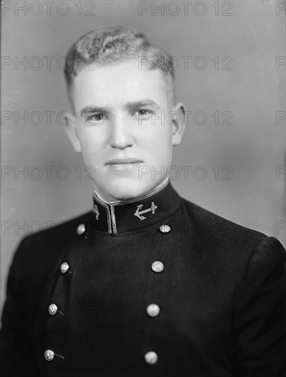 Strong Boozer, Midshipman - Portrait, 1933.