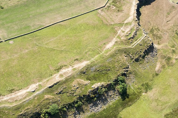 Milecastle 45, Hadrians Wall, Northumberland, 2018.