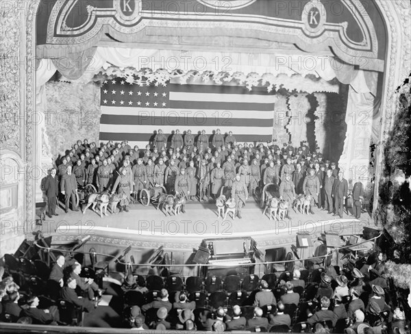 Belgians At Keith Theater, 1919. Creator: Harris & Ewing.