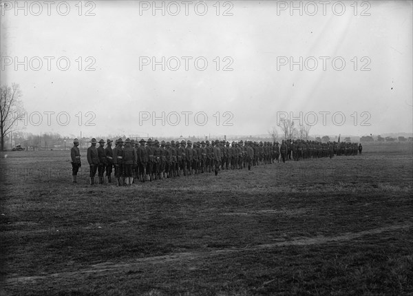 Army, U.S. Negro Troops, 1917. [African American soldiers].