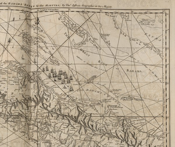 The part of the Bahama banks, from The West-India atlas, 1771. Private Collection.