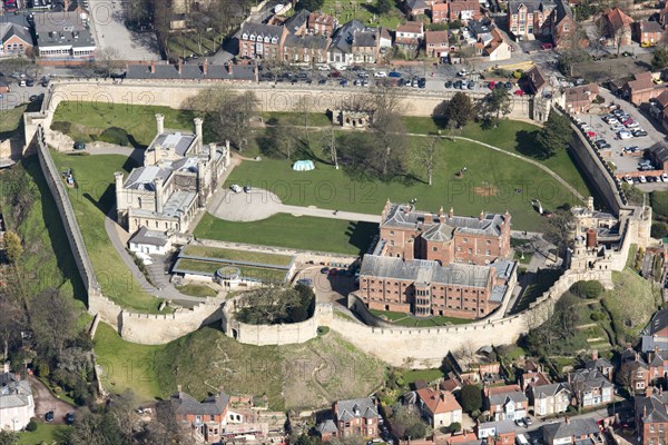 Lincoln Castle, Assize Courts and former Governor's house and prison, Lincolnshire, 2018.