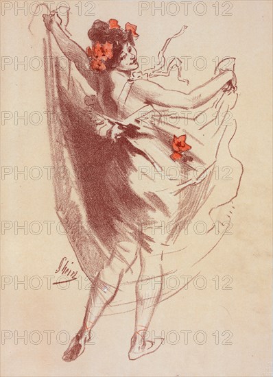 Dessin original pour les "Maîtres de l'Affiche"., c1900. [Publisher: Imprimerie Chaix; Place: Paris]