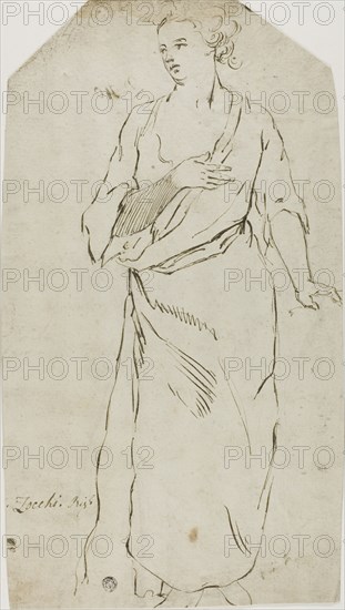 Standing Woman, n.d. Attributed to or in the style of Giuseppe Zocchi.